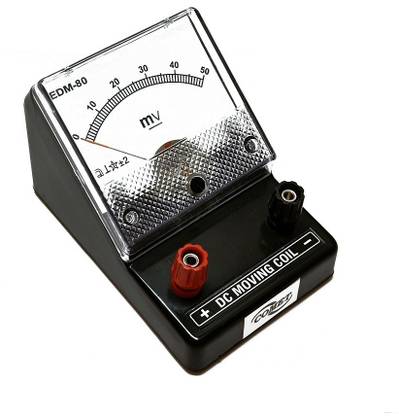 Comet Moving Coil Millivoltmeter - 0-50MV EDM-100 DC moving coil Ammeter