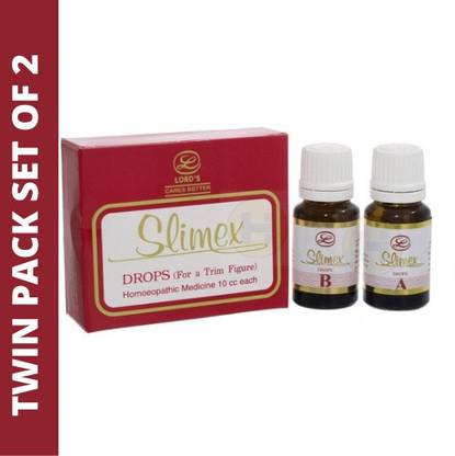 LORD'S HOMEOTRADE SLIMEX DROPS TWIN PACK,PACK OF 2