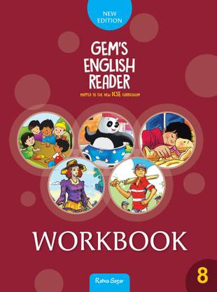 ICSE Gem's English Reader Workbook 8 | ICSE English Workbook For Class 8
