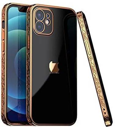 Casely Back Cover for Apple iPhone 12 Embroidery design Shockproof Case for Girls & Women