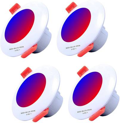 mg lights 5 WATT 3 IN 1 (RED, BLUE , PINK )COLOR CEILING LAMP (Track lights ) Track Light Ceiling Lamp