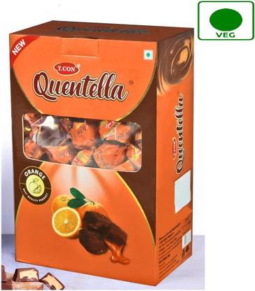 T.con QUENTELLA Delicious Chocolate Truffle with Smooth Melting Filling(ORANGE) Truffles