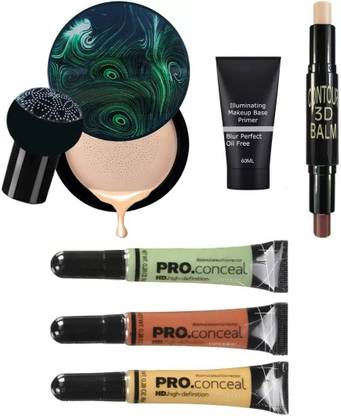 ZOVLY FACE PRIMER , FOUNDATION , 2 IN 1 CONTOUR STICK AND CONCEALER