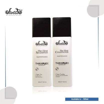 Sweet Professional First Shampoo & Conditioner kit Thrixples Technology | 100 % pure