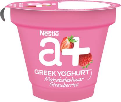 Nestle a+ Greek Flavored Yogurt Strawberry