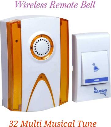 VSA Cordless Calling Remote Door Bell for Home/Office/Warehouse/Factories Wireless Wireless Door Chime