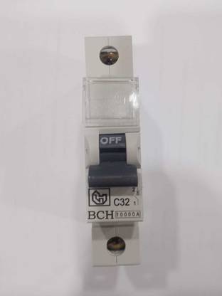 BcH MCB 32A Single Pole C Curve BCHX10SPC32 MCB