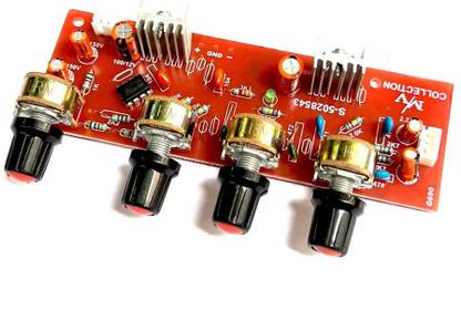 M V COLLECTION MID BASS TREBLE PREAMPLIFIER BOARD WITH REGULATED POWER SUPPLY HIGH QUA;ITY Electronic Components Electronic Hobby Kit