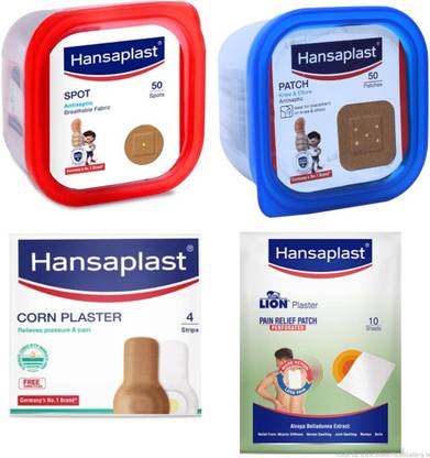 HANSAPLAST Pack of 4 First Aid Kit
