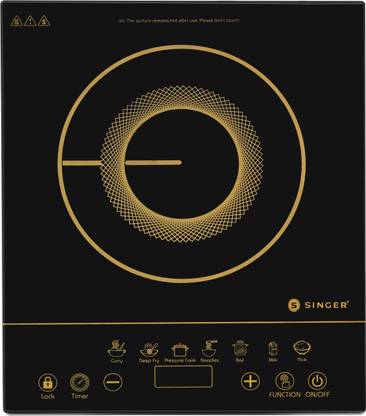 Singer 2000 W Induction Cooktop Touch Panel