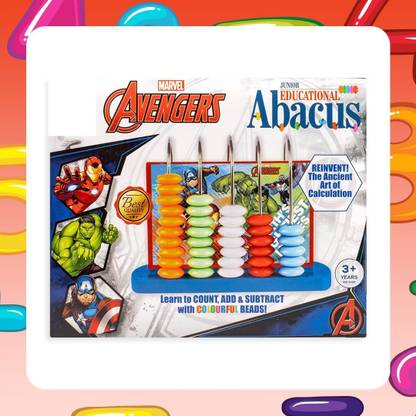 PEZYOX Abacus Junior Avengers for Counting