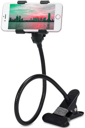 Mobtude Metal 360 Degree Flexible Portable Foldable Lazy Stand Bracket Cell Phone Holder Mobile Holder