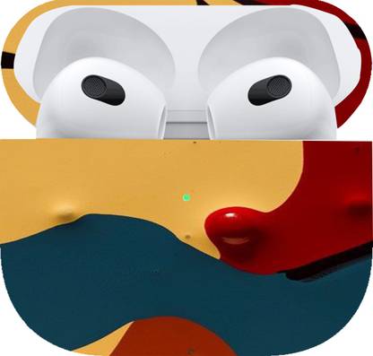 Skins HUB Droping Art 1 Skin For Air Pods 3 Type-1, Droping Art 1, Air Pods 3 Type-1 Mobile Skin