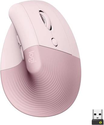Logitech LIFT / Vertical Ergonomic, Multi-Device (Upto 3 Device) Wireless Ambidextrous Optical Mouse  with Bluetooth