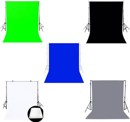 Windrop Solutions 4x10ft 5 Combo Screen Background Background Photo Videos Indoor-Outdoor YouTube Reflector