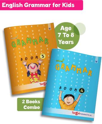 Nurture English Grammar Books For Children | English Grammar And Composition Books For Kids | Practice Exercises With Colourful Pictures For Primary Children | Age 7 To 10 Year Old | Part 3 And 4 | Pack Of 2