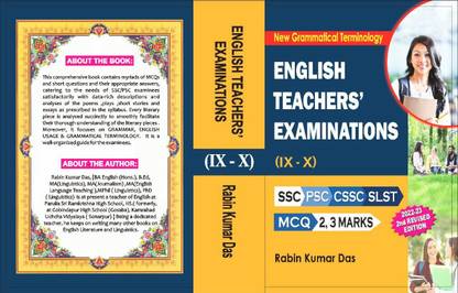 New Grammatical Terminology English Teacher's Examinations(IX-X) SSC,PSC,CSSC,SLST MCQ 2,3 Marks
