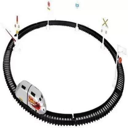 teezy High Speed Metro Train with Track & Signals Battery Operated Train Toy