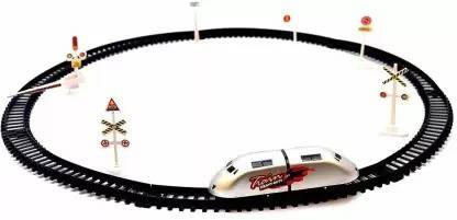 teezy High Speed Bullet Train with Tracks | Model Electric Toy Train Set for Kids
