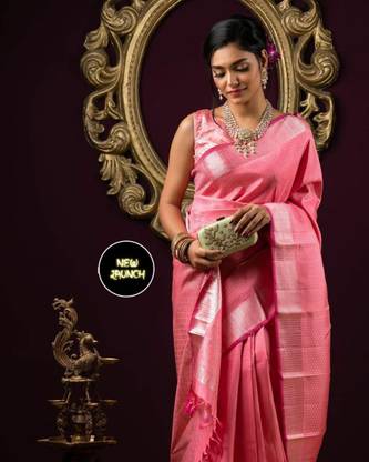 Woven Banarasi Cotton Silk Saree