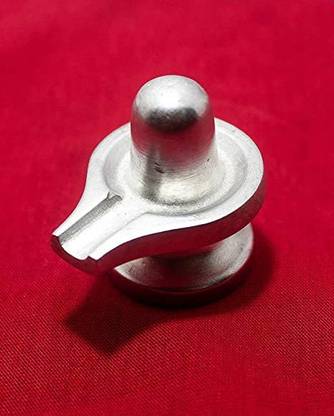 SS Gems & Jewels SS Gems & Jewels Parad Shivling |Shivling for Pooja| Rasalingam (180 gm) Decorative Showpiece  -  4.5 cm