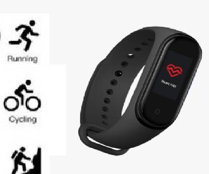 Bymaya KK90/ M5 ADVANCE MULTI SPORTS SLEEP TRACKER ACTIVITY TRACKER SMART BAND BLACK