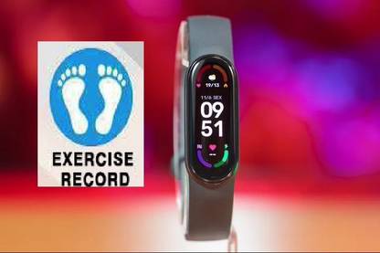 Stybits SW385/ M5 LATEST HEART RATE MULTI FACES BLUETOOTH SMART BAND BLACK Smartwatch