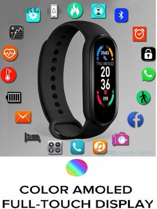 Stybits SW116/ M5 PRO HEART RATE STEP COUNT ACTIVITY TRACKER SMART BAND BLACK