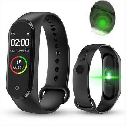 Bymaya KK20/ M5 PRO HEART RATE STEP COUNT ACTIVITY TRACKER SMART BAND BLACK