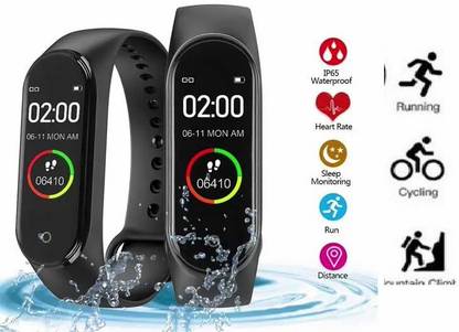 Stybits SW46/ M5 PLUS FITNESS TRACKER MULTI FACES ACTIVITY TRACKER SMART BAND BLACK Smartwatch