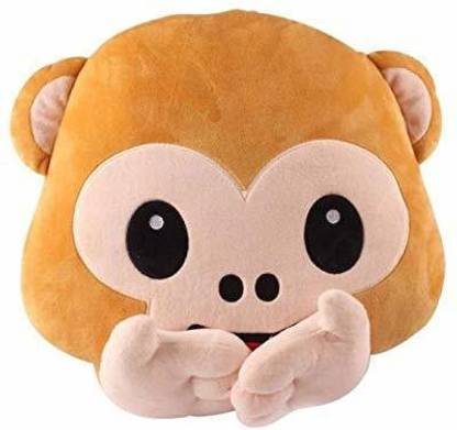Hug 'n' Feel SOFT TOYS Long Soft Lovable hugable Cute (New Soft Toys, Monkey Pillow Mouth)  - 18 cm