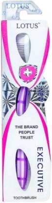bhauvik Lotus Flex Executive Toothbrush With soft Grade bristles (pack of 1) Ultra Soft Toothbrush