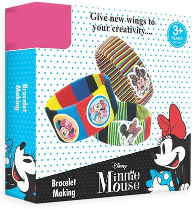 ARNIYAVALA Disney Minnie Mouse Bracelet Making DIY Kit Using Colourful Tape