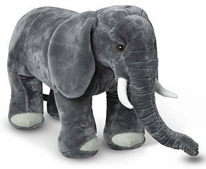 MELISSA & DOUG Giant Elephant - Lifelike Stuffed Animal (over 3 feet long)