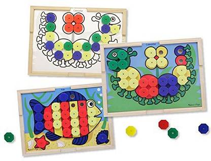 MELISSA & DOUG Sort and Snap Color Match - Sorting and Patterns Educational Toy