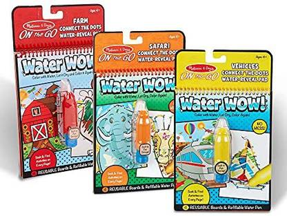 MELISSA & DOUG Water Wow Connect The Dots Bundle