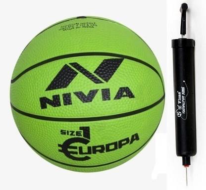 NIVIA Europa With Pump Basketball - Size: 3