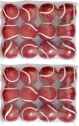 SHORYA SOLID RED TENNIS BALL PACK OF 24 TENNIS BALL (PACK OF - 24) Tennis Ball