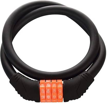 Hitman 4DIGIT BLACK & ORANGE LOCK Cycle Lock