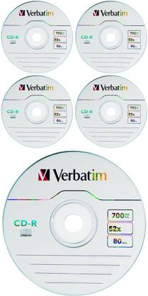 Verbatim CD Recordable PAPER SLEEVES 700 MB
