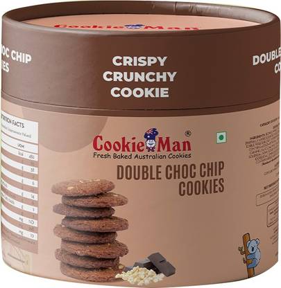 Cookieman Double Choco Chip Cookies | Chocolate Cookie with Chocochips Cookies Biscuit