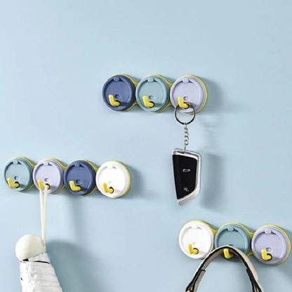 jpdsrn 3 Hat Round Coat & Wall Hooks Hook 3