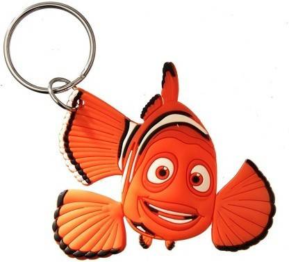 Gohaps Double Sided Finding Nemo Fish Cartoon ( Key Chain