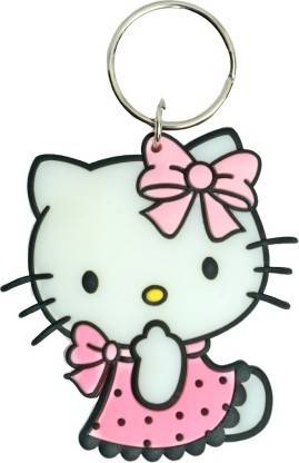 Close2deal Double Sided Hello Kitty Cartoon (Design Key Chain