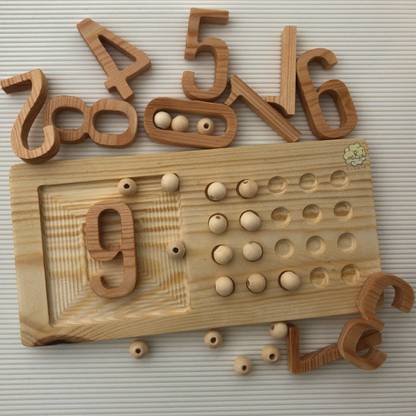 Crakid Twenty Frame | Montessori Counting Board 1-20 | Maths Learning