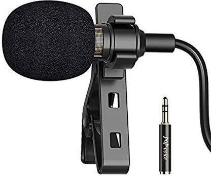 TechBlaze Collar Microphone Condenser Mic for Android & Smartphones, YouTube, Microphone