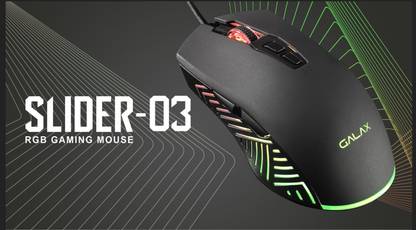 GALAX Slider 03 Wired Ambidextrous Optical  Gaming Mouse