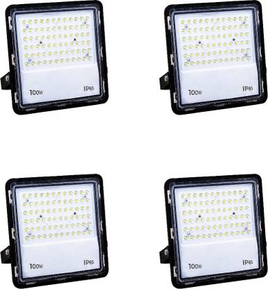 MG GOLD 100 Watt Ultra power lens Slim LED Flood Outdoor Light Cool White Waterproof-(Pack of 4) 2 YEARS WARRANTY Flood Light Outdoor Lamp