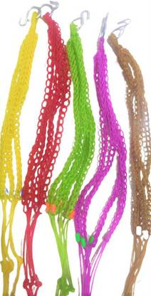 HOIVA POT HANGING ROPE PACK OF 5 MULTIPLE NYLON ROPE PLANT HANGING Plant Container Set