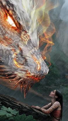 Savior Dragon Queen Matte Finish Poster Paper Print